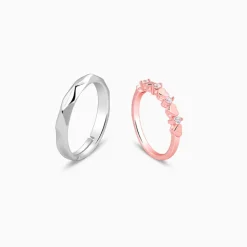 Dual Tone One Love Couple Bands