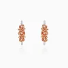 Dual Tone Petals of Her Earrings