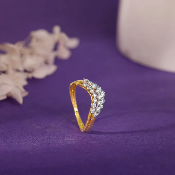 Gold & Diamond Forever Yours Vanki Ring