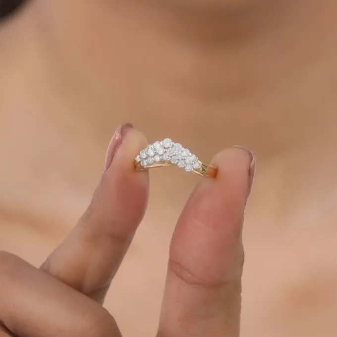 Gold & Diamond Forever Yours Vanki Ring