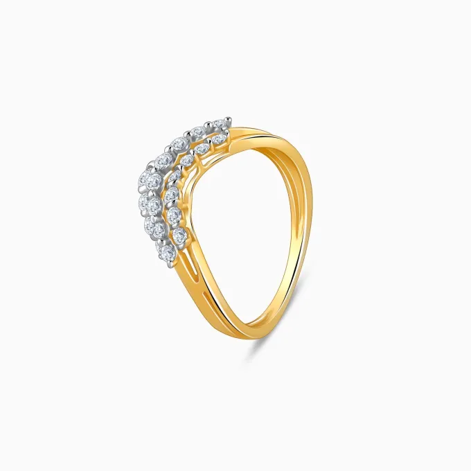 Gold & Diamond Forever Yours Vanki Ring
