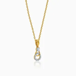 Gold Adalia Lab Grown Diamond Pendant