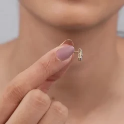 Gold Aero Kite Lab Grown Diamond Studs