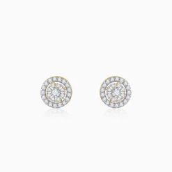 Gold After Glow Lab Grown Diamond Earrings
