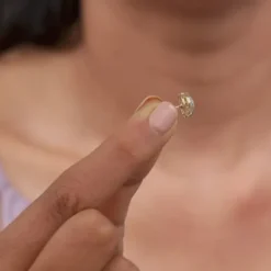 Gold After Glow Lab Grown Diamond Earrings