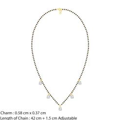 Gold Ankitha Lab Grown Diamond Mangalsutra
