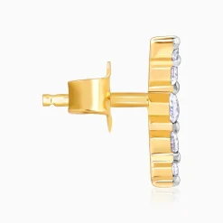 Gold Arc of Beauty Lab Grown Diamond Earrings