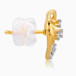 Gold Arteria Diamond Earrings
