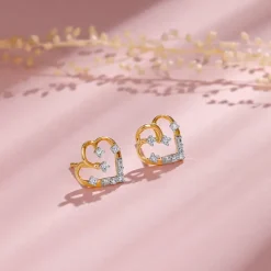 Gold Arteria Diamond Earrings