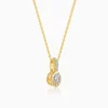 Gold Aurabelle Lab Grown Diamond Pendant