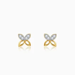 Gold Aurea Lab Grown Diamond Earrings