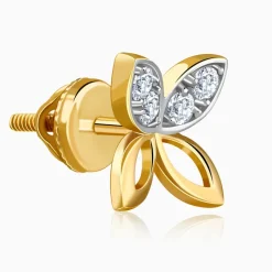 Gold Aurea Lab Grown Diamond Earrings