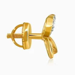 Gold Aurea Lab Grown Diamond Earrings