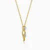 Gold Aurex Muse Lab Grown Diamond Pendant