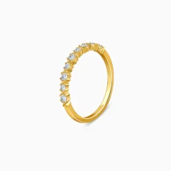 Gold Aurine Lab Grown Diamond Ring
