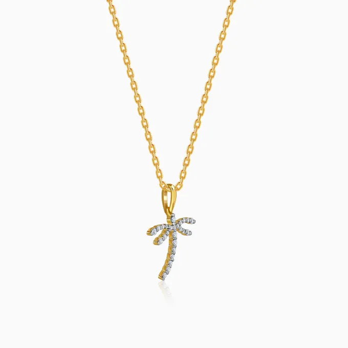 Gold Aurora Dragonfly Lab Grown Diamond Pendant