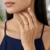 Gold Aurora Spark Lab Grown Diamond Ring (Size 12)