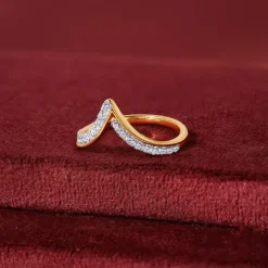 Gold Avira Lab Grown Diamond Ring