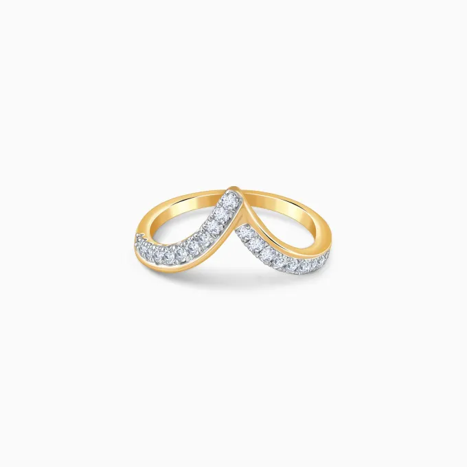 Gold Avira Lab Grown Diamond Ring
