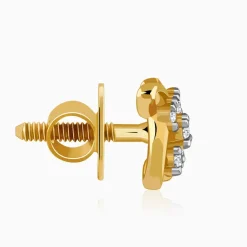 Gold Beigoma Lab Grown Diamond Studs