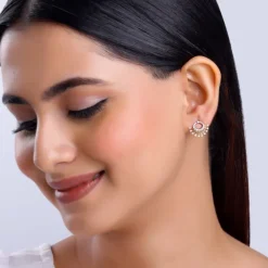 Gold Bella Aura Diamond Earrings