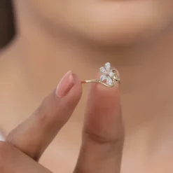 Gold Bling Fling Diamond Ring