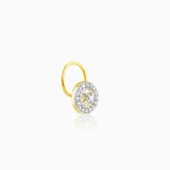 Gold Bliss Diamond Nose Pin