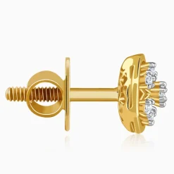 Gold Bloom Lab Grown Diamond Studs