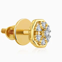 Gold Bloom Lab Grown Diamond Studs