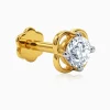 Gold Bloom Luxe Lab Grown Diamond Nose Pin