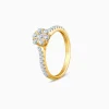 Gold Blossom Radiance Diamond Ring