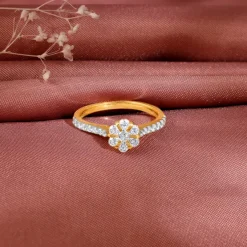 Gold Blossom Radiance Diamond Ring