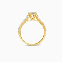 Gold Blossom Radiance Diamond Ring