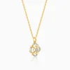 Gold Blossom Twist Lab Grown Diamond