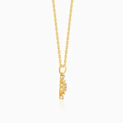 Gold Blossom Twist Lab Grown Diamond