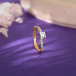 Gold Bold Beauty Diamond Ring