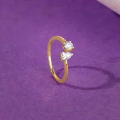 Gold Bonded Souls Lab Grown Diamond Ring