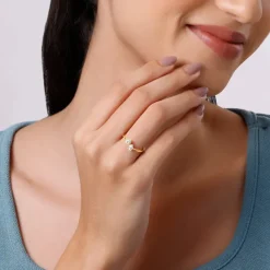 Gold Bonded Souls Lab Grown Diamond Ring