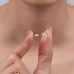 Gold Bonded Souls Lab Grown Diamond Ring