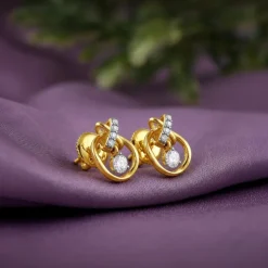 Gold Borealis Lab grown Diamond Earrings