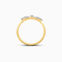 Gold Bow Diamond Ring