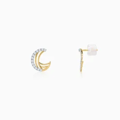 Gold Brigitte Lab Grown Diamond Earrings