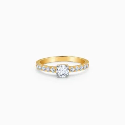 Gold Ceres Solitaire Lab Grown Diamond Ring