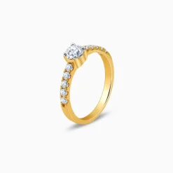 Gold Ceres Solitaire Lab Grown Diamond Ring