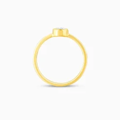 Gold Cherished Love Solitaire Diamond Ring