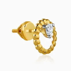Gold Circling Lab Grown Diamond Studs