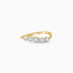 Gold Classic Bezel Lab Grown Diamond Ring