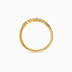 Gold Classic Bezel Lab Grown Diamond Ring