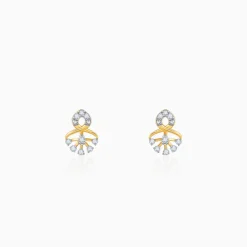 Gold Classic Gleam Lab Grown Diamond Earrings