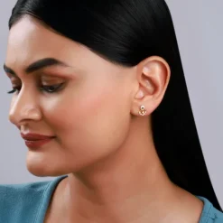 Gold Classic Gleam Lab Grown Diamond Earrings